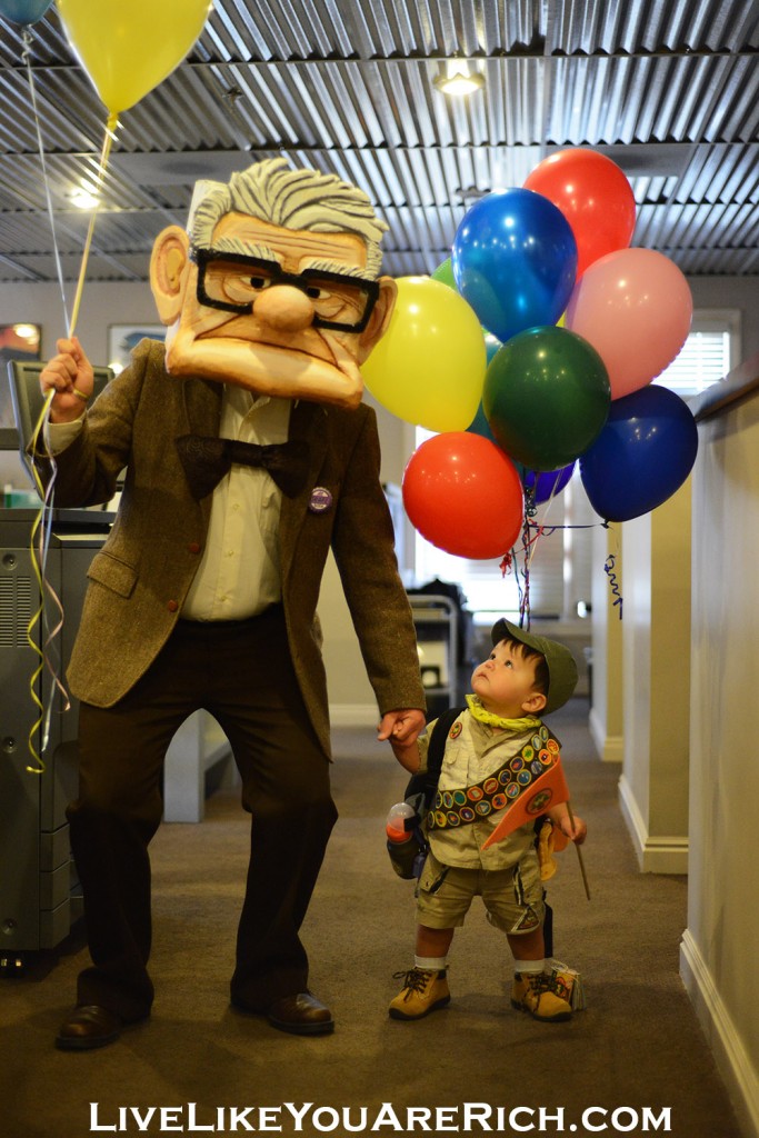 Russell and Mr. Fredrickson from the movie UP. Best photo of 2013 on major TV/Radio/Internet Station.