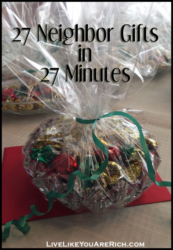 27 Neighbor Gifts in 27 Minutes