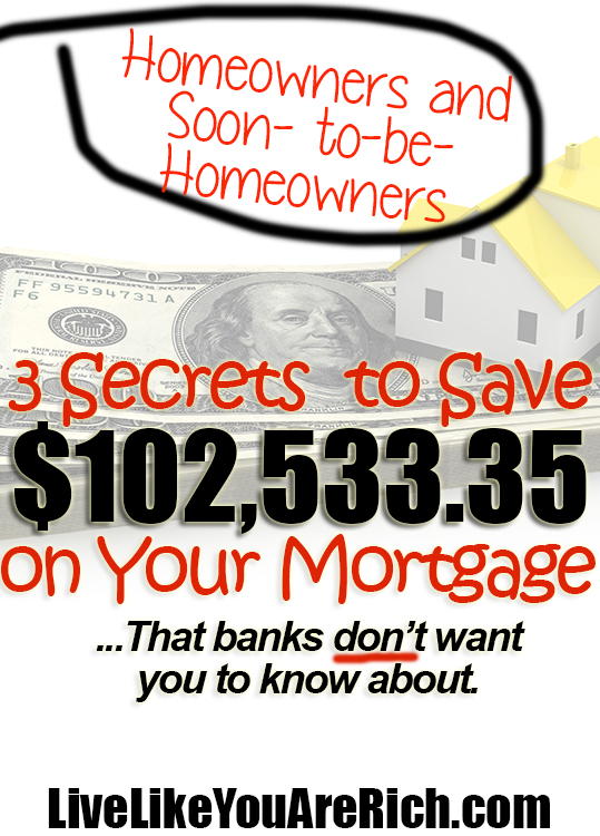 3 Secrets to Save $102,533.35 on Your Mortgage...That Banks Don't Want You to Know About