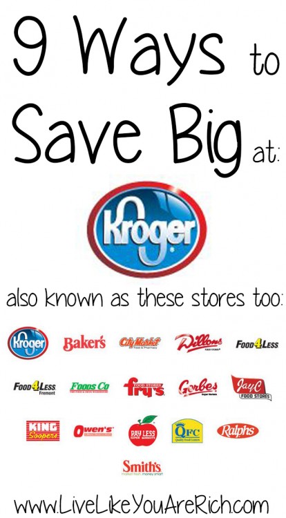 How to Coupon at Kroger/Smith's/Fry's/Ralphs...