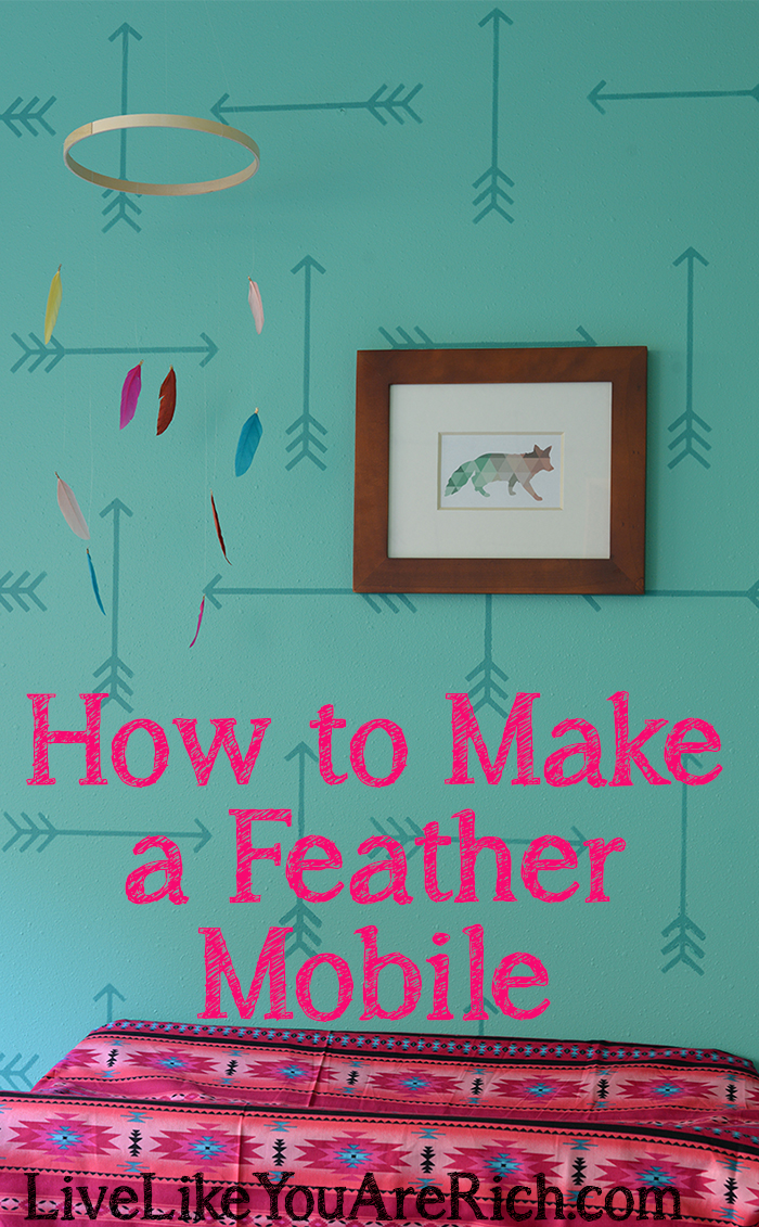 How to Make a Feather Baby Mobile