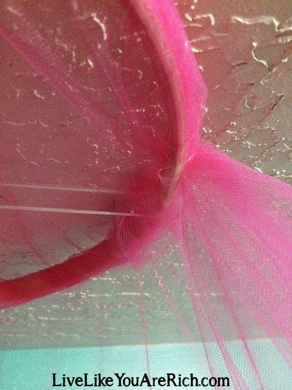 How to Make a Crib Canopy out of Tulle