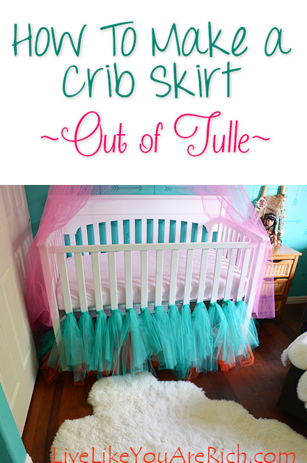 How to Make a Crib Skirt Out of Tulle