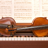 Viola, Violin, Piano Hymn Sheet Music