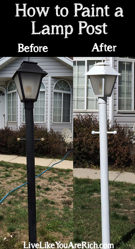 How to Paint a Lamp Post