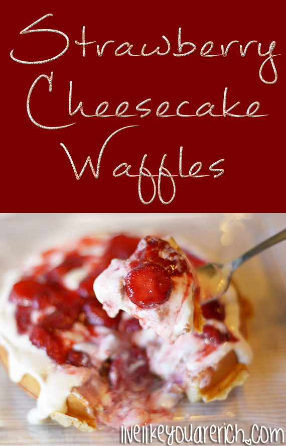 Strawberry Cheesecake Waffle Recipe
