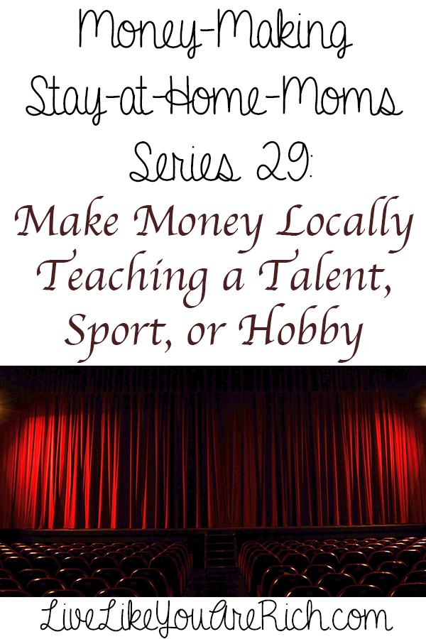 How to Make Money Locally Teaching a Talent, Sport, or Hobby