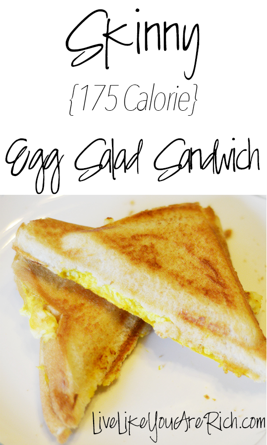 Skinny Egg Salad Sandwich Recipe