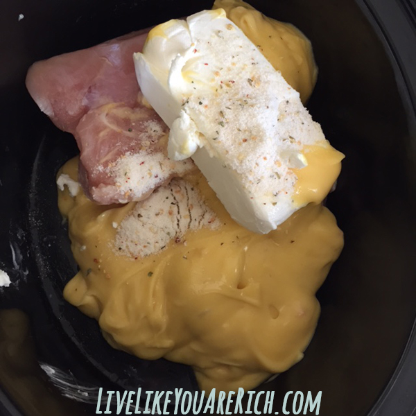 Slow Cooker Cream Cheese Chicken Recipe