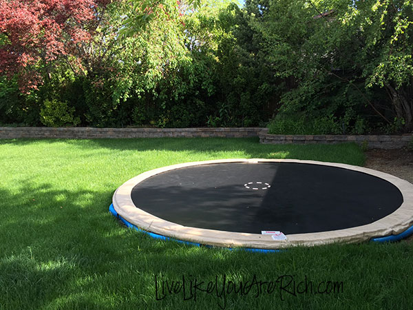How to Install an Inground Trampoline- Step-by-step easy to follow instructions. Make a trampoline easier to access and safer for your kids. 