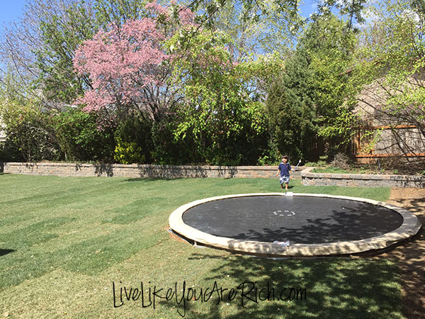 How to Install an Inground Trampoline- Step-by-step easy to follow instructions. Make a trampoline easier to access and safer for your kids. 