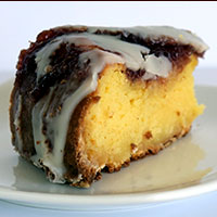 White Chocolate Raspberry Pudding Cake Recipe