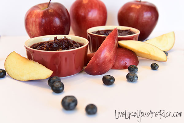 Baby Apple Blueberry Puree Recipe