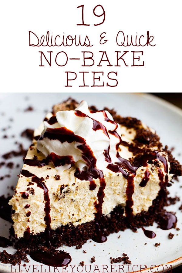 19 Delicious and Quick No-Bake Pies