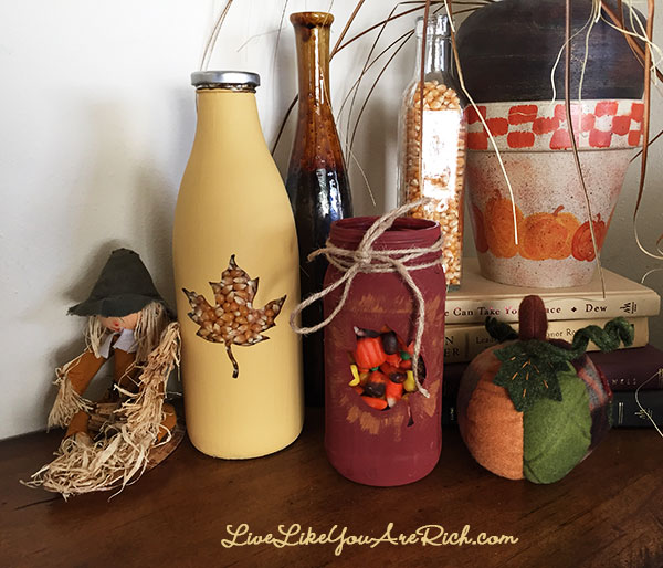 Fall Mason jar craft