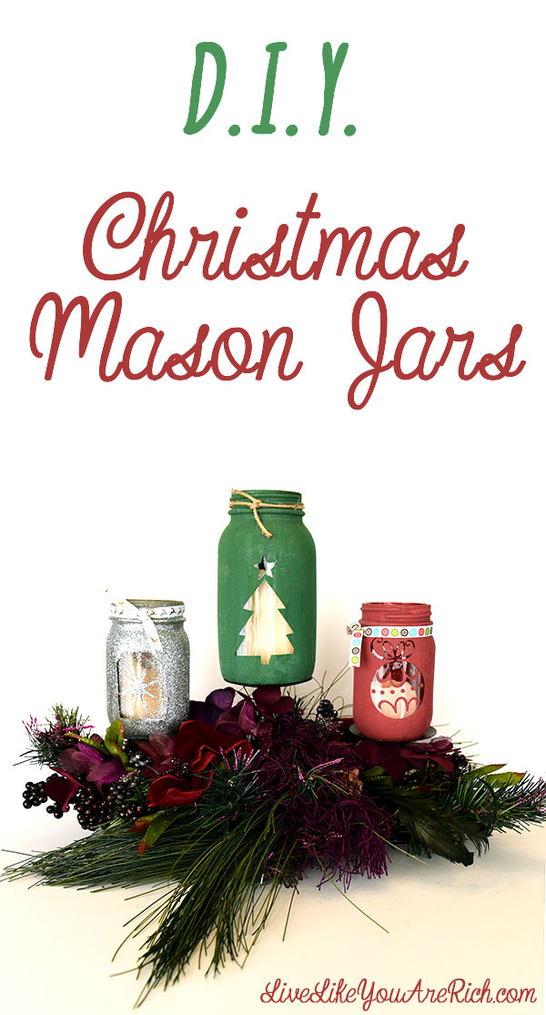 D.I.Y. Christmas Mason Jar Craft