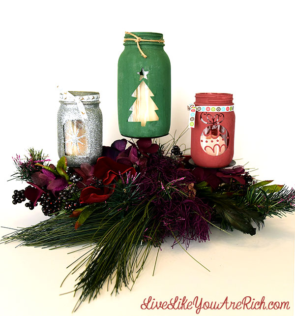 Christmas Mason Jar Craft