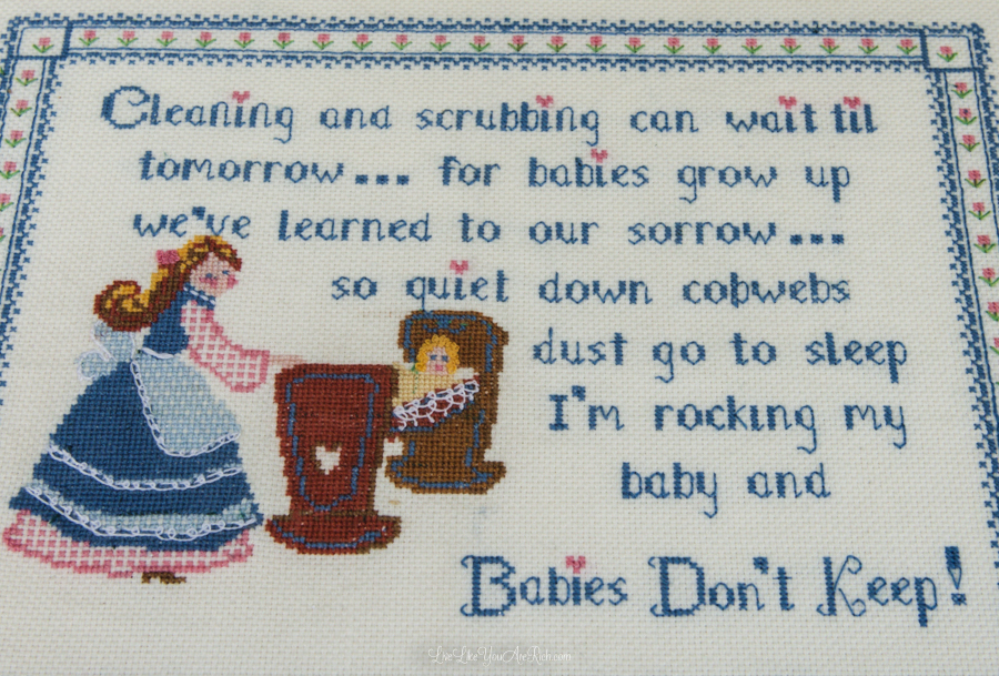 Babies Don't Keep Cross Stitch