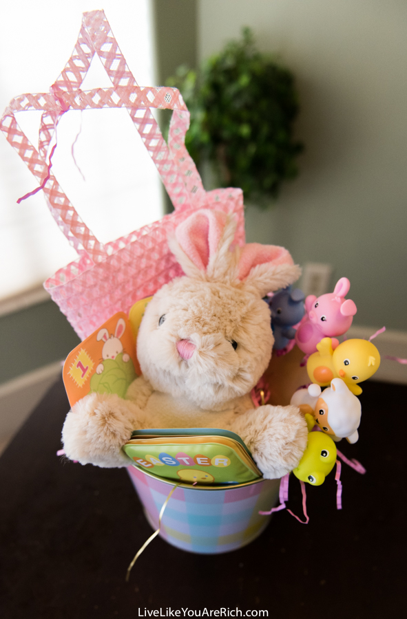 Candy Free Easter Basket for a Toddler Girl