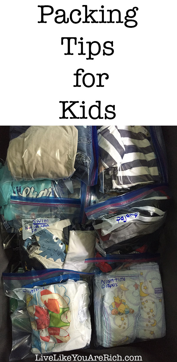 Packing Tips for Kids