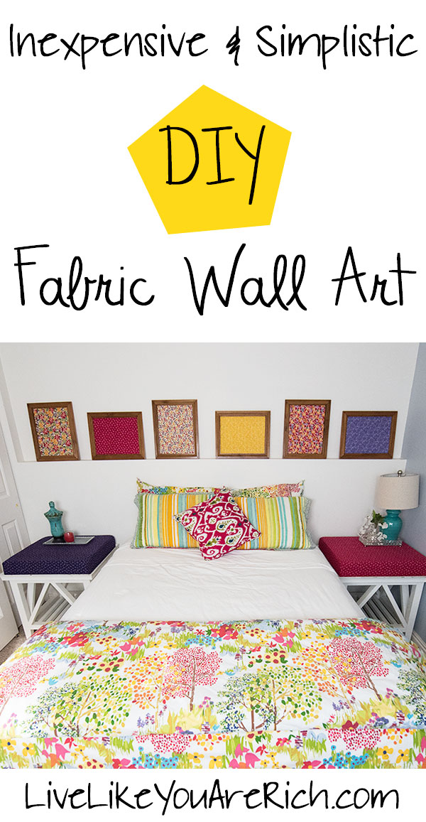 DIY Fabric Wall Art