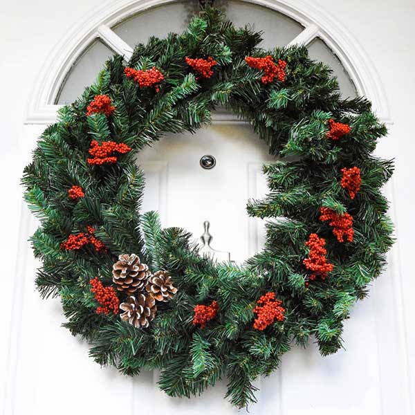 Christmas Holly Berry Wreath