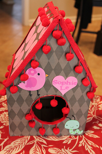 birdhouse valentine box