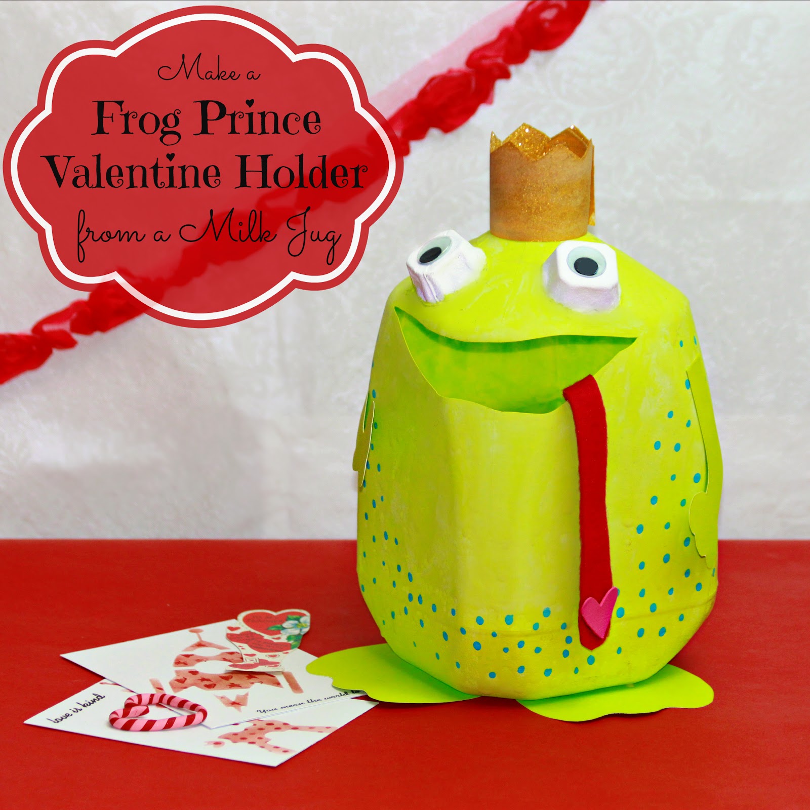 frog prince 29 Adorable Valentine’s Day Boxes card holder