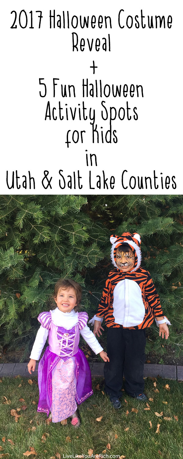 2017 Halloween Costume Reveal + 5 Fun Halloween Activity Spots for Kids in Utah & Salt Lake Counties