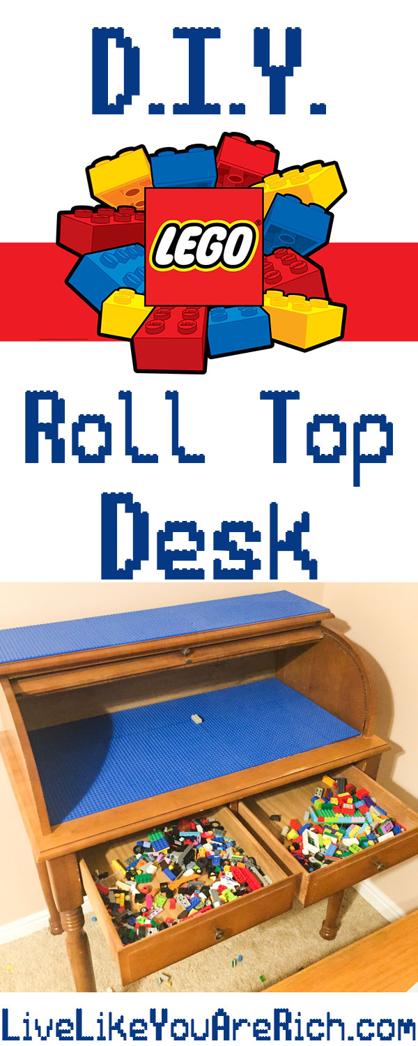 DIY Lego Roll Top Desk